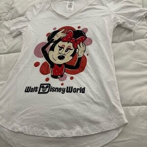 NWOT- Women’s WDW Disney Minnie Mouse Sz XS White